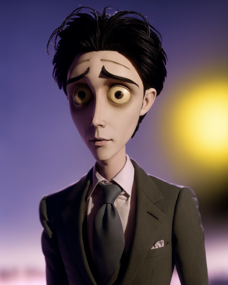 3978532562-3311882556-by TimBurton Animation , 1boy, male focus, solo, black hair, necktie, formal, wide-eyed, suit, blurry, upper body, jacket, night.png